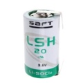 Saft Lithium 3,6V Batterie LSH 20
