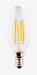 LED-FILAMENT KERZENLAMPE, E14, 4,5W
