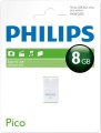PHILIPSUSB 2.0 Stick 8GB, Pico Edition, White, Green