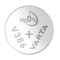 Uhrenknopfzelle 1,55 V 386 SR43W